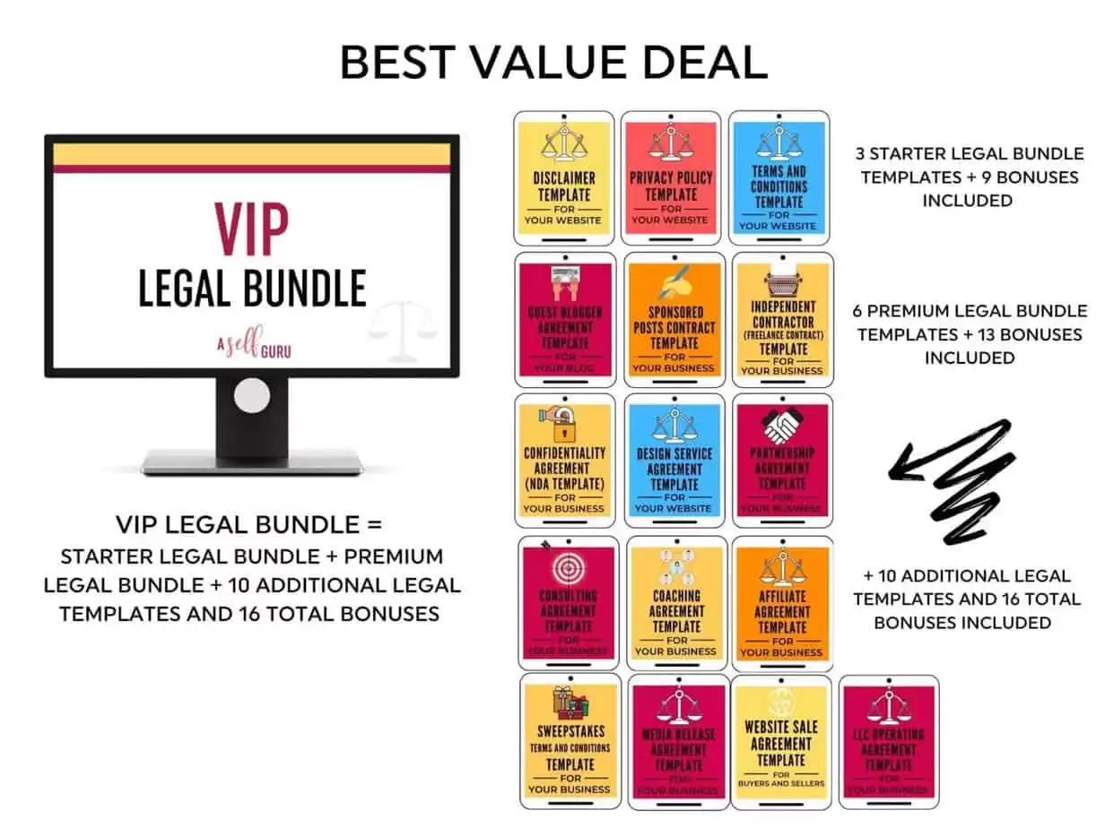 VIP Legal Bundle by A Self Guru