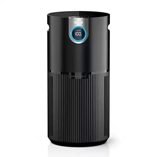 Shark Clean Sense Air Purifiers for Home, Office, and Bedroom with HEPA Filter - Covers Up To 1200 Sq Ft - Removes Smoke, Pet Hair, Dander, Allergens, and Dust - HP202 model