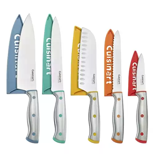 Cuisinart 10pc Stainless Steel ColorCore™ Color Rivet Set with Blade Guards
